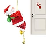 Kletternder Weihnachtsmann Mit Musik -13cm Elektrische Weihnachtsdeko...
