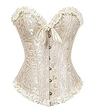 Sxybox Damen Korsett Bauchweg Vollbrust Corsage Top Gothic Burlesque...