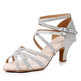 Rosefinch Lateinamerikanische Tanzschuhe mit Strasssteinen,Salsa-Tanzschuhe...
