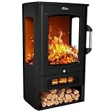 Tronitechnik® Elektrokamin elektrisch - Kaminfeuer mit LED Flammeneffekt,...