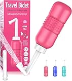 Podusche Bidet 450 ml - Bidet Handbrause mit 2 Düsen für Analdusche,...