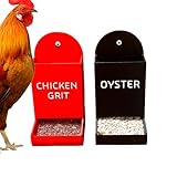 Hähnchen Muschelkalk Spender,Geflügel Futtertrog - Geflügel...