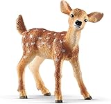 SCHLEICH WILD Life | Weißwedelkalb 14820 | detailgetreue Tierfiguren | Zoo...