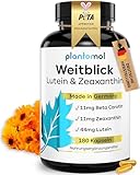 Lutein Zeaxanthin Kapseln - Augenvitamine hochdosiert mit 44mg Lutein +...