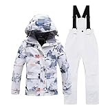 Mokitoni Kinder Winter Schneeanzug Größe 14-16 Jungen Mädchen Warm...