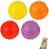 umorismo 4Pack Hundespielzeug Bälle Squeaker Ball Hund,Langlebiges...