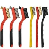 6PCS Drahtbürste Handdrahtbürstenset Drahtbürsten Set mit...