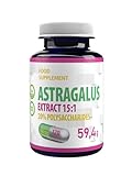 Astragalus 6000mg Äquivalent (400mg 15:1 Extrakt) 120 vegane Kapseln, 20%...