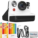 Polaroid Now 2. Generation I-Type Sofortbildkamera (rot) Bundle mit...