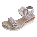 Sommer Damen Sandalen Mode Strand Schuhe Bequeme Nesh Gummiband Design...