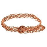 Healeved Boho Flechtgürtel Damen Verstellbarer Ethno-stil Taillengürtel...