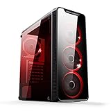 EMPIRE GAMING Warmachine - Gamer-PC-Gehäuse – Mittelgroßer Gehäuseturm...