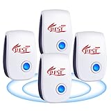 Ultraschall Schädlingsbekämpfer, 4 Stück Mäuseabwehr Mäusevertreiber...