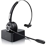 CSL - kabelloses Headset mit Ladestation - Mono Bluetooth Headset mit...