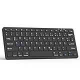 TQQ Bluetooth Tastatur, iPad Tastatur, Deutsches Layout QWERTZ, Mini...
