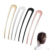 4 Stück French Hair Pin,Haarnadeln,U Haarnadel Pins,Französische...
