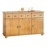 IDIMEX Kommode Anrichte Apothekenschrank Sideboard Colmar, Kiefer massiv,...