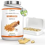 Weihrauch Extrakt, 365 Kapseln, 940 mg Tagesportion, 6 Monatsvorrat,...