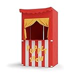 Bomodoro - Puppentheater für Kinder, wendbar, kleines Zelt, 120 x 70 x 50...