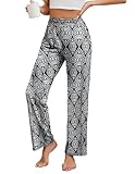 HAPYWER Jogginghose Damen Lange Hose Gerades Bein Haremshose luftig Lang...