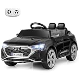 FANTASK Kinder Elektroauto, 12V Kinderauto Audi SQ8 mit 2,4G Fernbedienung...