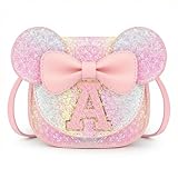 KU Geschenk Mädchen Little Mouse Ear Bow Crossbody Purse, PU Mini...