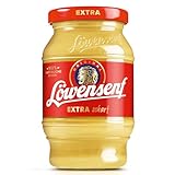 Löwensenf - Extra scharfer Senf 250 ml im Tönnchen - Mit unveränderter...