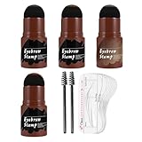 Yhsioaklo Augenbrauenfärbe-Set, Augenbrauen-Schablonen-Set, 10-teilig,...