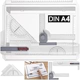 Kasadin Zeichenplatte A4 Zeichenbrett Multifunktions Zeichentisch mit...