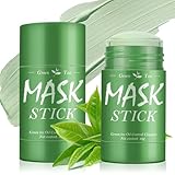 2 Stück Green Mask Stick,Green Tea Deep Cleanse Clay Mask,Grüner Tee...