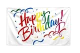 AZ FLAG - Flagge Alles Gute Zum Geburtstag Geburtstag Vielfarbiger - 150x90...