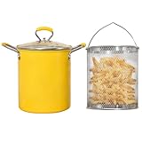 PARACITY 3 L Friteuse mit Siebkorb, Klein Frittiertopf öl mit...