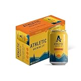 Athletic Brewing Company Craft Alkoholfreies Bier, goldfarben mit Honig-...