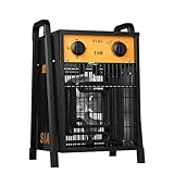SIAL 5KW Industrie Heizgebläse - Elektroheizer Heizlüfter - Bauheizer...