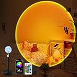 Bowfar Sunset Lamp, 360 ° Drehung Sonnenuntergang Lampe mit USB und Timer,...