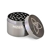 HIZEN Basic Grinder Ø 49mm, 4-teilige Kräutermühle, Crusher Set für...