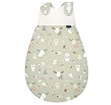 Set ALVI Baby Mäxchen Außensack Schlafsack & Windel Blaubär |...