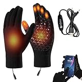 Hojalis USB Beheizte Handschuhe, Warme Heizhandschuhe, Tragbare Elektrisch...