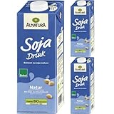 Alnatura Soja Drink ungesüßt SojaDrink 1000 milliliter x 3 Stück