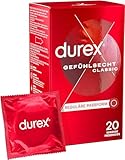 Durex Gefühlsecht Classic Kondome – Dünne Kondome mit anatomischer...