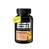 ESN Vitamin Stack, Multivitamin Kapseln, 120 Stück - 4 Monate Vorrat,...