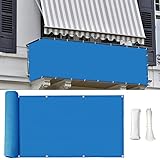Balkon und Garten UV-Schutz Sichtschutz mit wetterbeständiger...