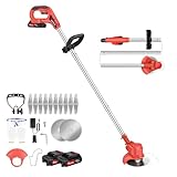 21V 380W Rasenkantenschneider Kantenschneider Rasen, Akku Rasentrimmer mit...