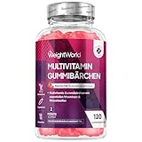 Multivitamin Gummibärchen - 120 Gummies mit 13 Zutaten - Mit Zink, Vitamin...
