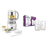 Philips Avent 4-in-1-Babynahrungszubereiter SCF883/01, Dampfgarer,...