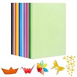 VEGCOO 50 Blatt 50 Farben A4 Buntkarton, 230 g/m² Tonpapier 21 x 29,7 cm...