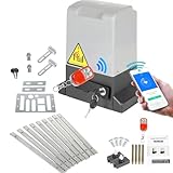 Ollewiellan Schiebetorantrieb Set bis 1200KG oder 12M, Smart WiFi...