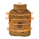 Wärmflasche, Capybara-Form, Wärmespeicherung, 1000 ml Wärmer, beheizter...