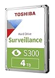 Toshiba 4TB S300 Surveillance HDD - 3.5' SATA Internal Hard Drive Supports...
