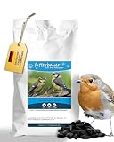 Futterbauer 10 kg Schwarze Sonnenblumenkerne für Vögel, 100% Natur,...